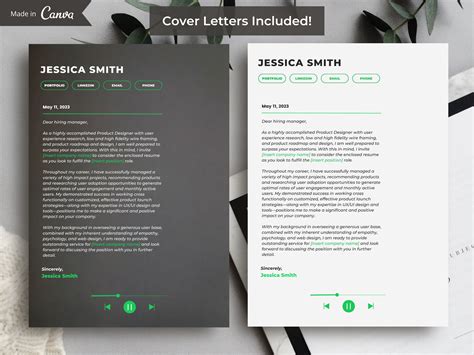 Spotify Resume Template